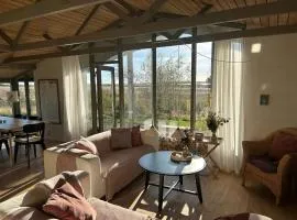 Summer House With Fields And Fjord Views