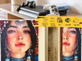 Beach in 2 Terrace, PS4, Fast Wi-Fi, Yoga Mat, Available CAN25