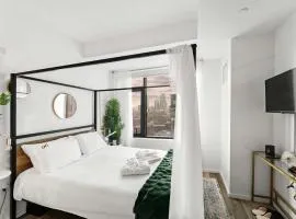 South End Apartment Fireplace Gym & Pool Access