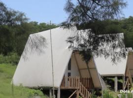Dieng glamping syari'ah, luxusní stan v destinaci Diyeng