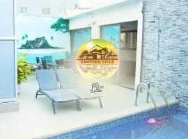 Tawfekh Villa with Pool, Sea View, and Balcony