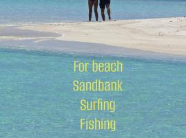 Blue Wave Hotel Maldives - If booked Fullboard a week, free transport to hotel - Best for fishing surfing snorkeling sandbank, hotel with hot tubs in Kudahuvadhoo