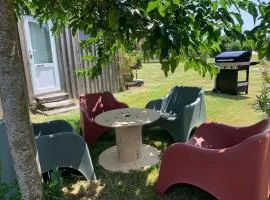 Mobil Home Vintage à la Ferme des buttons