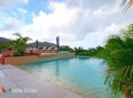 Duplex de luxe avec piscine, vue mer et terrasse privée à Saint-Martin - FR-1-734-72