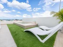 Corner Penthouse with Ocean and City Views with a Content Creator Hub