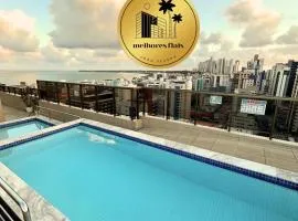 Melhores Flats - Coração de Tambaú, 500m do mar