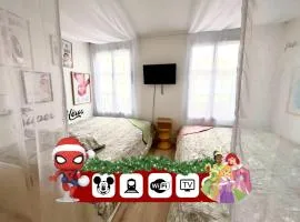 Cosy Disney Studio - Princess & Marvel World - 6 min to Disneyland Paris