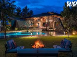 StayVista at Prana Zen House with Pool and BBQ