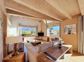 Duplex neuf avec terrasse face au Mont Blanc, 3 chambres et mezzanine, à 3 km du centre de Combloux - FR-1-560-65