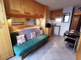 Studio rénové proche pistes avec balcon vue vallée - FR-1-771-4