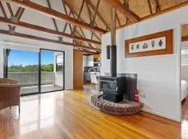 Beachfront 3-Bed with Private Pool & Fireplace