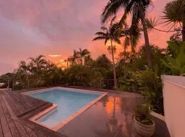 Le 4 saisons, charmant T2, jardin tropical, piscine partagée avec hôtes