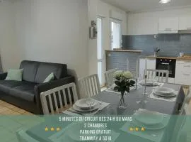 Le Georges Durand - Parking - 5 min du Circuit 24H - Wifi - 2 chambres