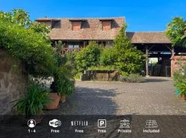La Grange - Ground Floor Apartment, Terrace, Free Private Parking, Near Colmar