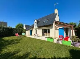 Carnac : Maison 5 pièces avec jardin, 7 pers, WiFi, animaux admis - FR-1-377-82