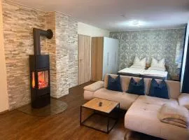 1-Zimmer-Apartment mit Pool und Kamin