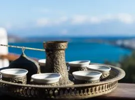 Leonidas Traditionelles Kretisches Haus Mit Meerblick