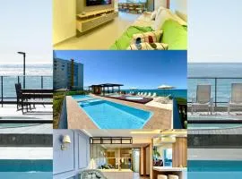 Aptos completo PÉ NA AREIA em Barra Velha em condomínio Resort com Spa, Piscina, quadra de futebol, Sala de jogos, brinquedoteca, Complexo com diversos comércios