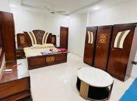 Luxury 1BR Apartment in Sukkur & River View Balcony Near Military Road-1st
