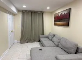 Luxury suit Walkout Basement with open Patio