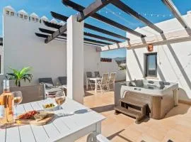 Luxurious penthouse with jacuzzi and panoramic sea views