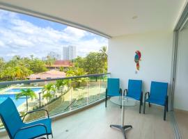 Hermoso Apartamento Frente al Mar 3 Habitaciones MSC34 – hotel w mieście Estación El Salto