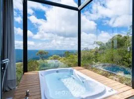 Charmoso chalé com lareira e hidro! VST044