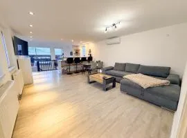 Modernes Haus direkt am Rhein