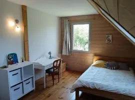 Chambre calme et verdure