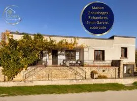 L'Oustal 3 chambres avec grand jardin parking gratuit