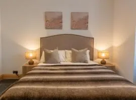 Elegant Neutral Bedroom with Ambient Lighting