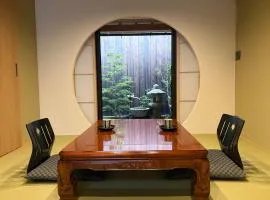 Machiya inside Chomoji temple, near Gion, downtown