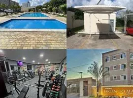 MSHome - Apartamento Térreo com Varanda e Mobiliado