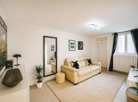 Appartement proche Amnéville, 2 chambres, 5 couchages, cuisine, salon, terrasse et parking, hôtel à Rombas