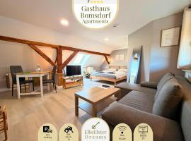 Gasthaus Bomsdorf - ruhige Lage, free WLAN & Parken, Self Check-In, Smart-TV, hotel i Bomsdorf