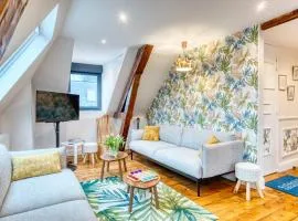 Magnifique Duplex plein centre ville - 15 pers - 200m2 - 600m plage !