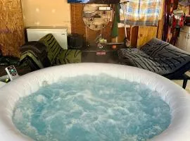 Cozy RV Oasis Farm Stay with Hot Tub Free WiFi and Coffee 5 Min to Adventist Health and Redbud Park