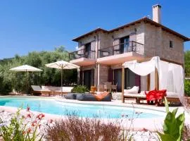 Villa Agapi Spacious Stone Retreat with Jacuzzi and Private Pool