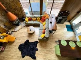 Chalet w Hot Tub Fireplace Grill FirePit & Wifi