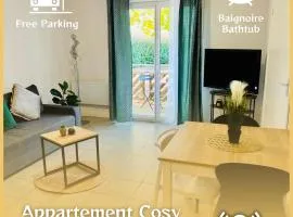 T2 Cosy, résidence sécurisée, parking privé