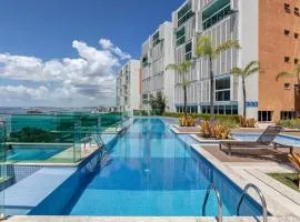 Aconchegante apartamento em Cloc Marina Residence