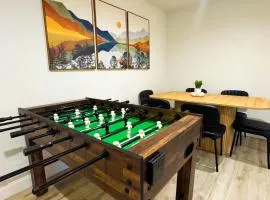 Waterfront home with Firepit and Foosball Table