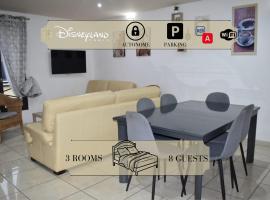 Lorely Homes - Disneyland 14 min - Free Parking, Hotel in Montévrain