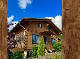 Harz-Blockhaus, Berg -"Hütte" mit Sauna und Kamin, WH