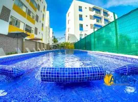 Departamento equipado, cercano al aeropuerto y con Alberca