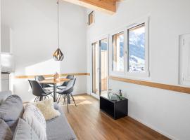 Chuenislodge3 neu&stilvoll, 2Balkone, echtes Bijou mit top-Aussicht, hotel v destinaci Adelboden