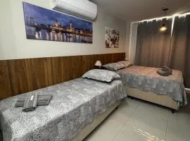 Studio 2 min do Hospital Unimed e Shopping Park Sul