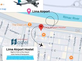 Jorge Chavez Lima Airport Hostel - FREE AIRPORT PICK UP, hotel v destinaci Lima