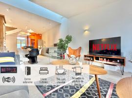 Marquette Maison Design, 2 chambres, jardin et parking gratuit, proximité vieux Lille,, hotel in Saint-André-lez-Lille