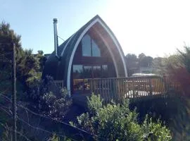 Private cozy timber chalet with fireplace